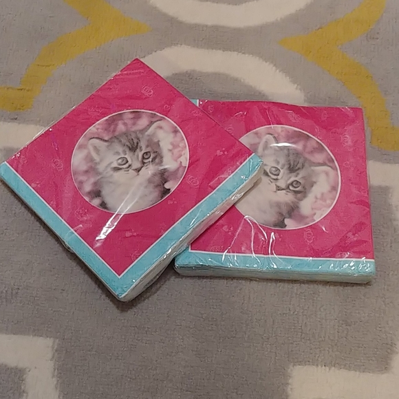 Glamour Cats Lunch Napkins by Rachael Hale - Picture 2 of 3